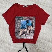 Бавовняна стильна футболка на 10/12 років. Нова.