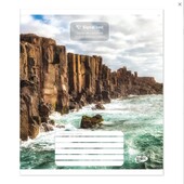 Зошит 96 аркушів у лінийку кольорова обкладинка Серія 2636 Офлайн