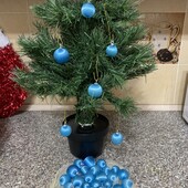 Вінтажна ялинкова прикраса атласна куля 25шт.