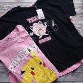Футболки дівч.2 шт.Pepperts( Pokemon) 146/152