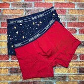 Арт.714 труси боксери чоловічі 2шт happy shorts розмір М.