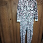 Кігурумі з капюшоном в леопардовий принт.