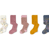 ♕Лот 1 шт♕ Якісні колготки з органічної бавовни, Tchibo (Німеччина) розмір 62-68,рожевий