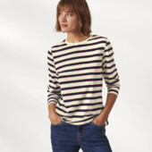 ♕ Сорочка в рубчик з довгим рукавом, розмір наш 44-46(36/38 євро)