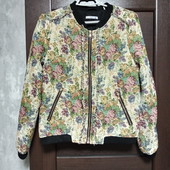 Розпродаж!!! Брендовая красивая куртка-бомбер в отличном состоянии р.10-12