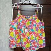 Розпродаж!!! Брендовый новый хлопковый топ р.16.