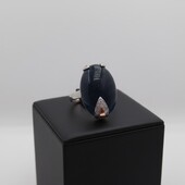 Масивна срібна каблучка з Авантюрином 18 розмір