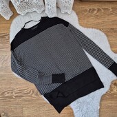 Прекрасний светрик - лонгслів , у смужку, Без дефектів ✨