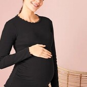 6301.Футболка в рубчик з довгим рукавом для вагітних Esmara