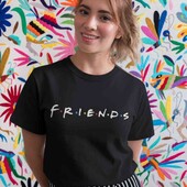Футболка Friends S evro 36/38+6 оверсайз