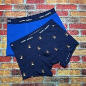 Арт.715 труси боксери чоловічі 2шт happy shorts розмір L.
