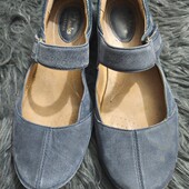 Clarks uk4 37p на 23.5см шкіряні туфлі mary jane