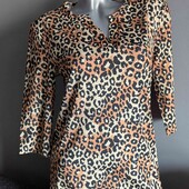 стильное стрейчевое платье, туника "леопард" хит сезона. новое