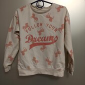 Свитшот плотный трикотаж двунитка 9-10 лет