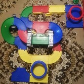 Автодорога, автотрек - трасса + 4 машинки