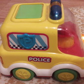 Полицейская машина свет, музыка