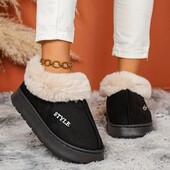 Угги автоледі тапулі утеплені хутром тапки женские для дома и улицы стелька 23 см.