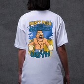 Донт пуш зе хорсис - крута оверсайз унісекс футболка з мерчем Усіка "Don't push the horses"