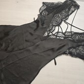 Hunkemoller private collection! Шикарний жіночий халат з мереживом, без пояса! Xs/s розмір!