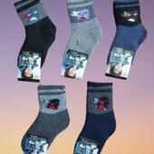 Шкарпетки теплі 5 пар асорті кольорів