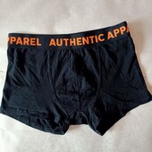 Бавовняні чоловічі боксери чорного кольору хs мужские трусы 9436