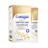 Набір антивікових нічних масок з колагеном для обличчя Sadoer 20 шт по 4 мл