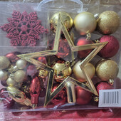 Різдвяні кульки, ялинкові іграшки 51 од. Livarno home