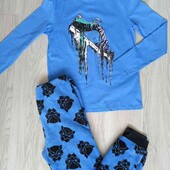 Primark + M&S брендовый пижамный комплект на подростка рост 146/152 см