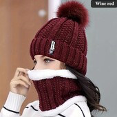 Класний зимовий комплект – шапка + баф