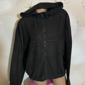Флисовое худи на молнии размер ХЛ, состояние отличное