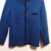 Тепла цупка якісна кофта піджак для дівчинки 7-9 років.