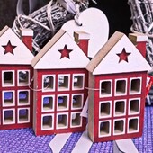 Рождественская декорация деревянный домик Livarno Германия