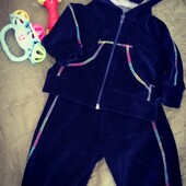 Дуже багато лотів,обирайте, економте на доставці, Костюм велюровий на 6-9 міс