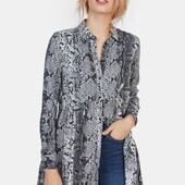 Туника- рубашка в принт змеи