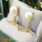 Сережки 'Xuping' Майорка (позолота 18к) 086521