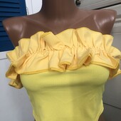 Топ-бандо с рюшей р.36.