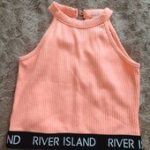 Топ майка в рубчик на дівчинку 9-10 р. 134-140 стан нового