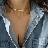 Стильна цепочка чокер Снейк!