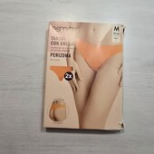 Есмара! Жіночі труси, стрінги, танга з мереживом 40/42 євро 46/48 наш, в лоті 2 шт! Лот 20