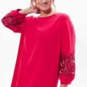 Нарядное платье с вышивкой на рукавах от H&M