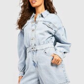 Джинсовый комбинезон от Boohoo длина шортиков 40