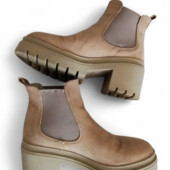 Натуральный нубук, комфортные, утеплённые Челси (Италия)