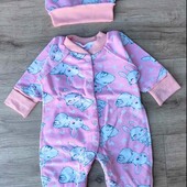 Комплект на байці для дівчаток 3 місяців