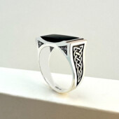 Стильна чоловіча печатка 22 розмір