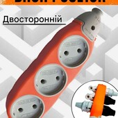 Удлинитель Подовжувач колодка на 6 гнізд
Длина провода 5 метри
2-сторонній негорючий
