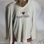 Распродажа! Женская плюшевая пижамная кофта размер л/хл, состояние отличное