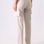 Стильні легенькі жіночі брюки-карго р48