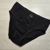 Есмара! Високі трикотажні жіночі труси з мереживною вставкою 40/42 євро 46/48 наш! Лот 48