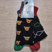 Fun socks! Трикотажні високі чоловічі шкарпетки 36-40 розмір 2 пари! Лот 8