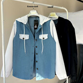 Джинсова сорочка жіноча